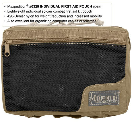Maxpedition Individual Khaki First Aid Pouch