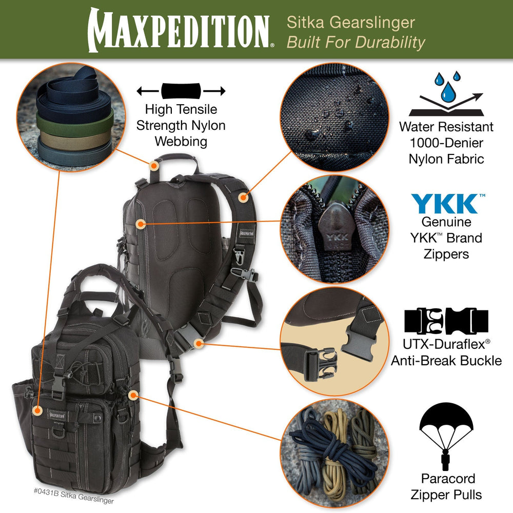 Maxpedition Sitka Khaki Foliage Gearslinger