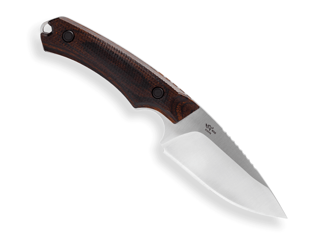 Buck 664 Alpha Hunter Pro Fixed Blade Knife - Walnut DymaLux