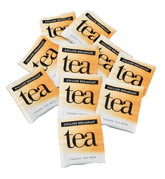 10 x British Ration Pack English Breakfast Tea Individual Sachets