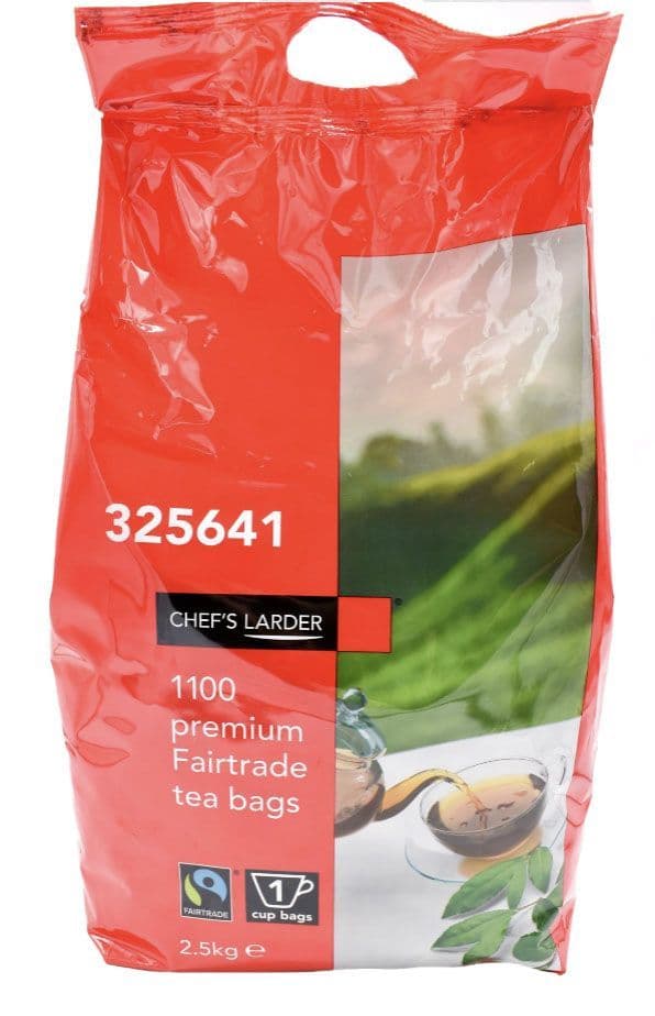 1100 Premium Fairtrade Tea Bags - Bulk food Ration Storage
