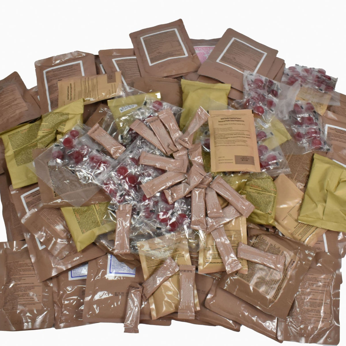 110pc Genuine Army Ration Supply Kit – Preppers Shop UK