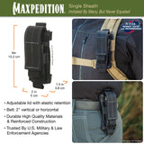 Maxpedition Black Single Sheath