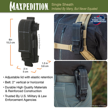 Maxpedition Khaki Single Sheath