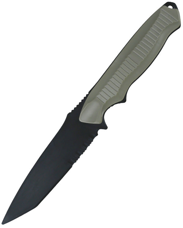 Kombat UK Airsoft Tanto Fixed Blade Plastic Dummy Knife - Coyote