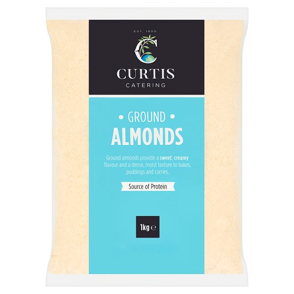 1kg Curtis Catering Ground Almonds - Bulk Food Ration Storage