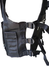 British Police Black Tactical Vest - Style B