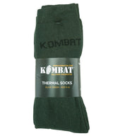 Kombat UK Thermal Socks 3-Pairs - Olive Green