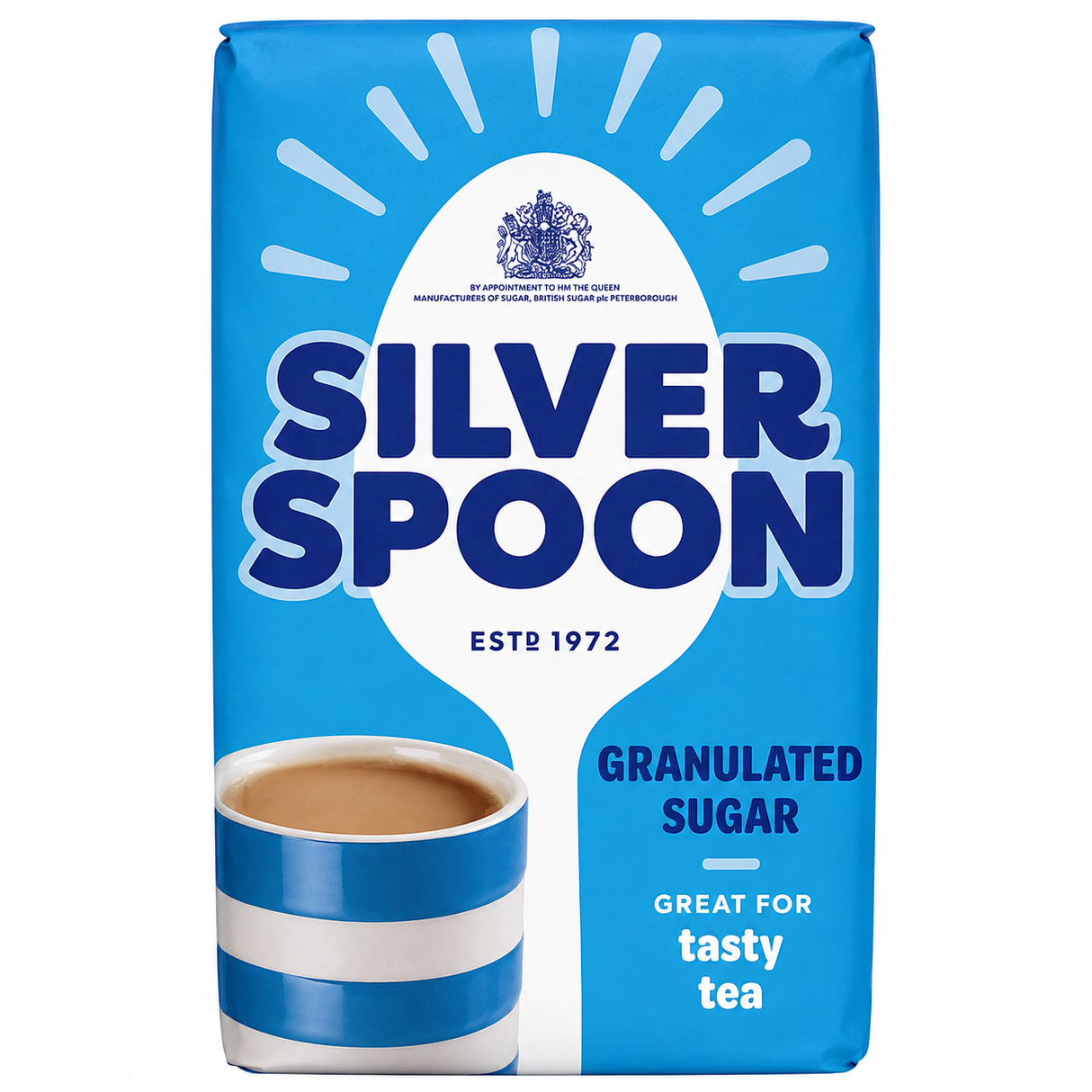 2kg Silver Spoon Granulated Sugar - Bulk Food Ration Storage