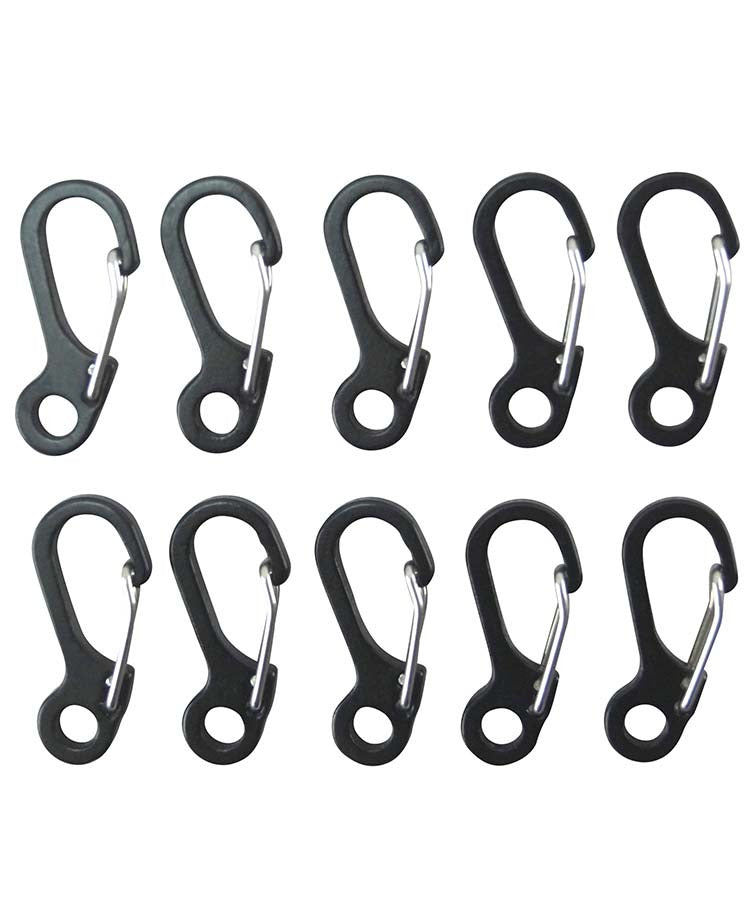 Kombat UK Paracord Carabiners Metal - Black