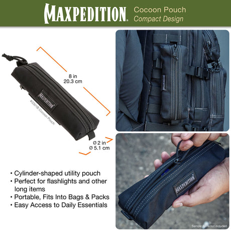 Maxpedition Cocoon Black Pouch