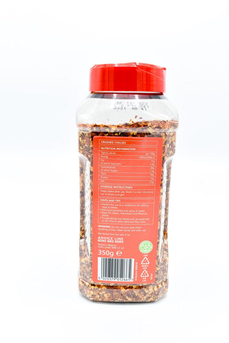 350g Crushed Chillies - Bulk Food Ration Storage