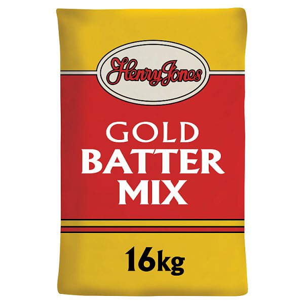 16kg Henry Jones Gold Batter Mix - Bulk Food Ration Storage