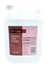 5 Litres Distilled Malt Vinegar - Bulk Ration Supplies