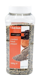 500g Cracked Black Pepper - Bulk Food Ration Storage