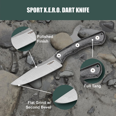 Condor Sport X.E.R.O. Dart Fixed Blade Knife
