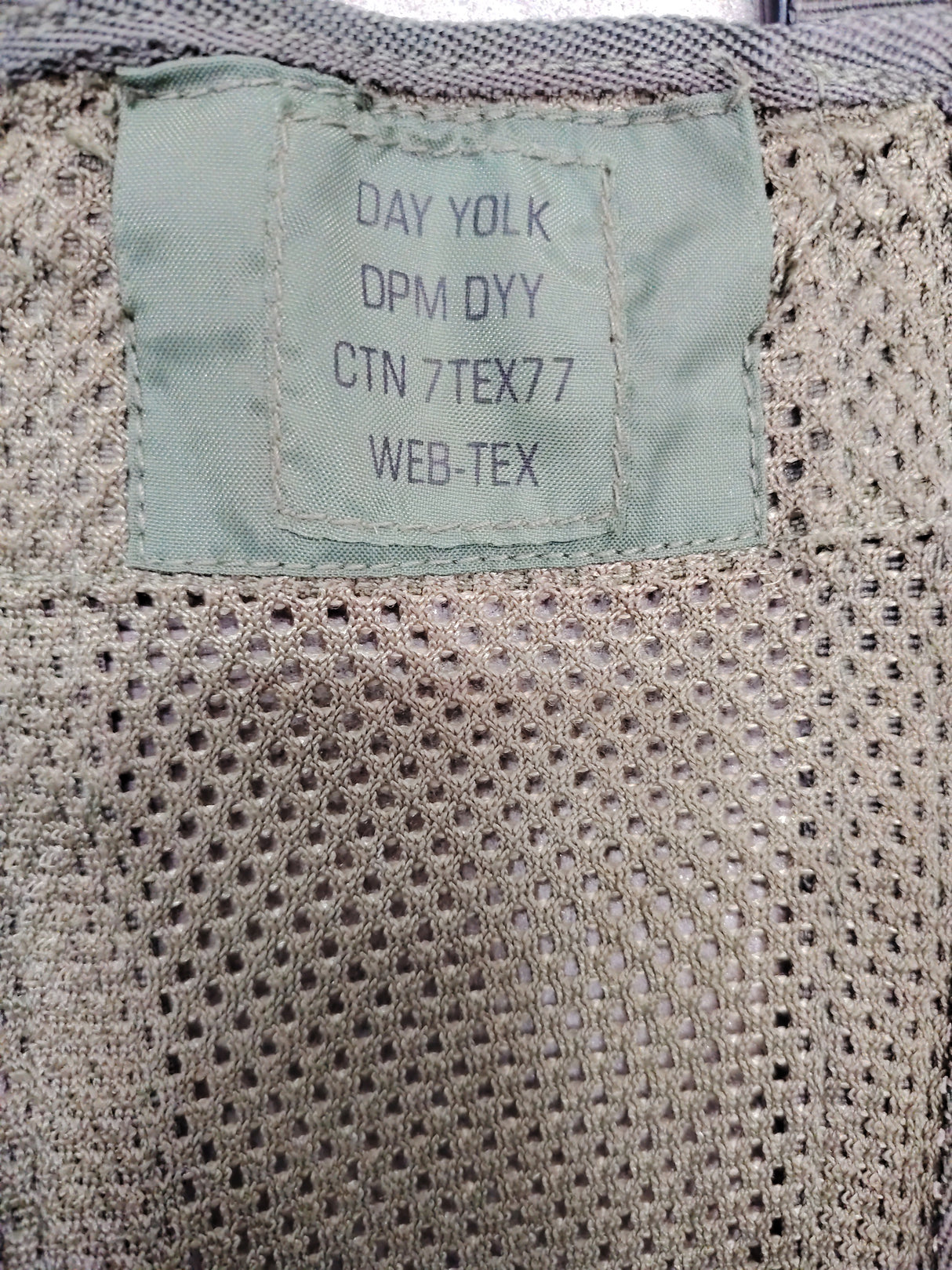 British Military Web-Tex Day Yolk - Olive Green