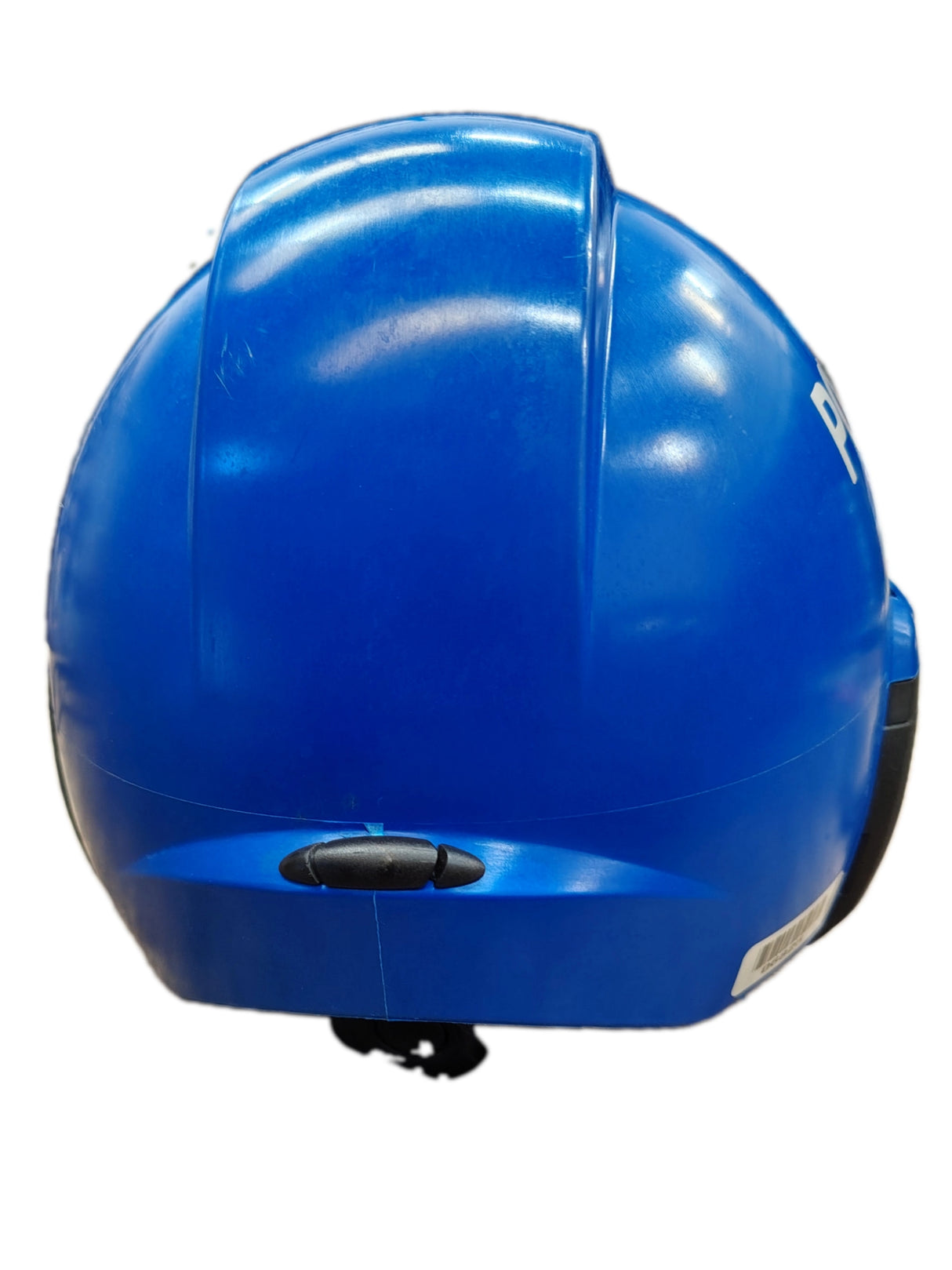 Police Cromwell ER1 (3) Blue SAR Safety Helmet With Sliding Visor.