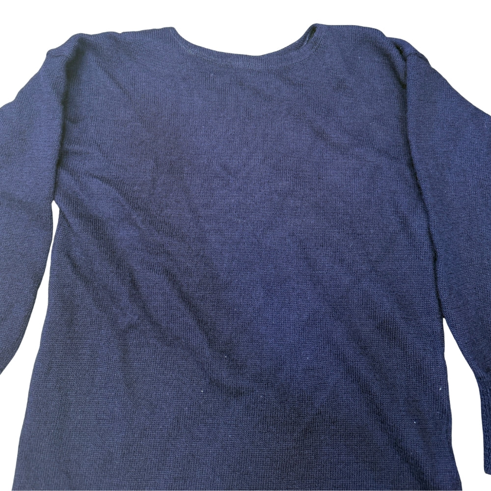 British Military Men's Blue Wool Jersey Pullover Jumper Sweater