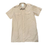 British Military Men's Army All Ranks Short Sleeve Fawn Shirt