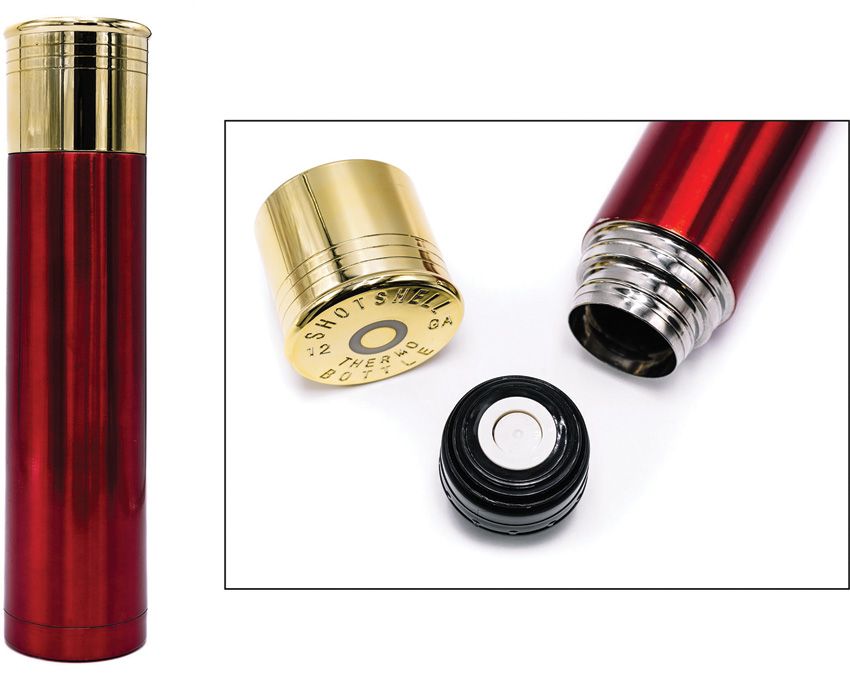 Caliber Gourmet Shotgun Shell Thermo Bottle
