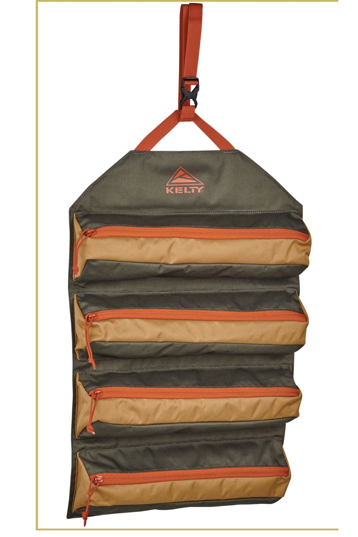 Kelty Chef Roll Camp Utensil Organiser - Beluga/Dull Gold