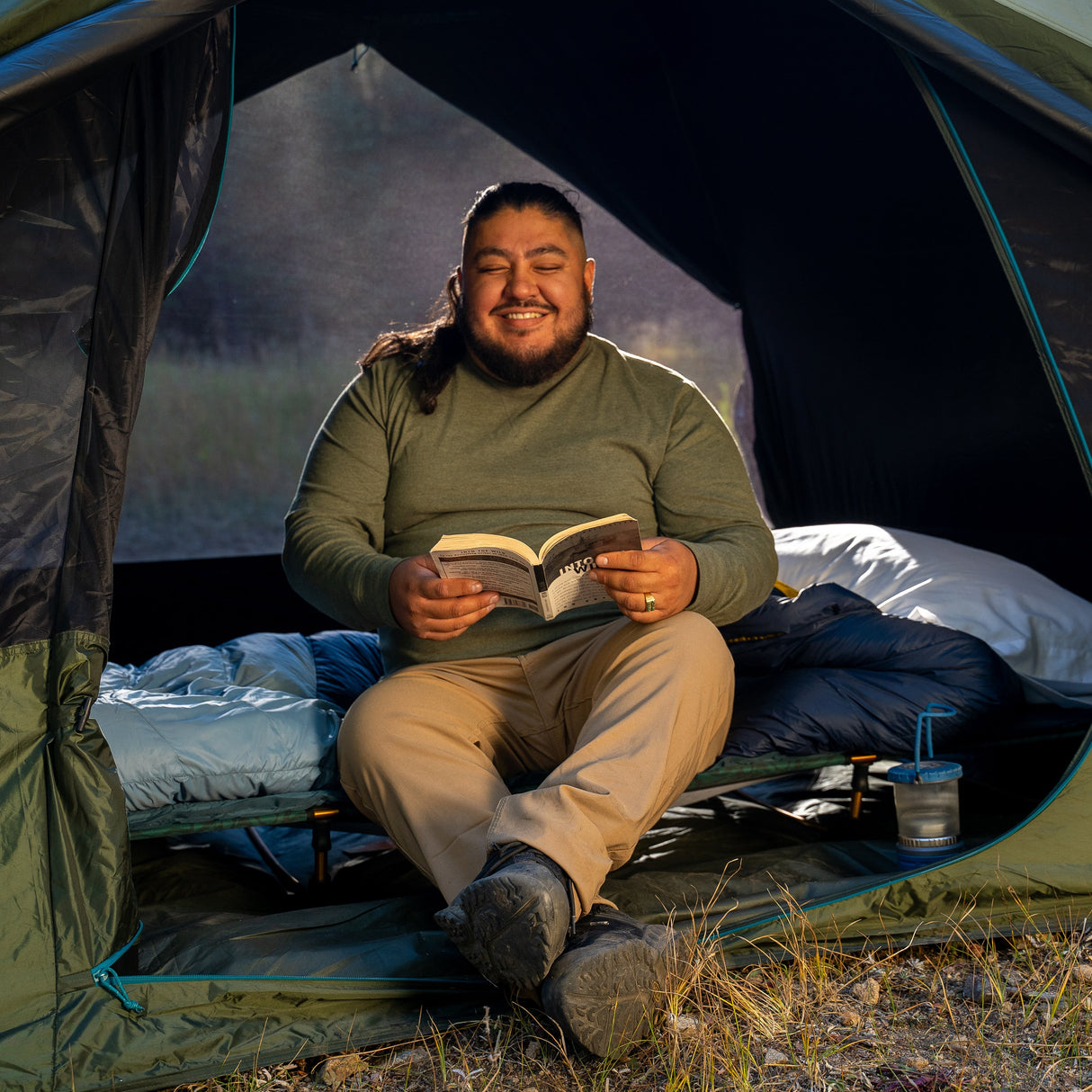Kelty Lowdown Camp Cot Bed - Fern