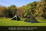 DD Hammocks SuperLight - Pyramid Mesh Tent - Family Size