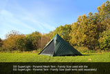 DD Hammocks SuperLight - Pyramid Mesh Tent - Family Size