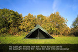 DD Hammocks SuperLight - Pyramid Mesh Tent - Family Size