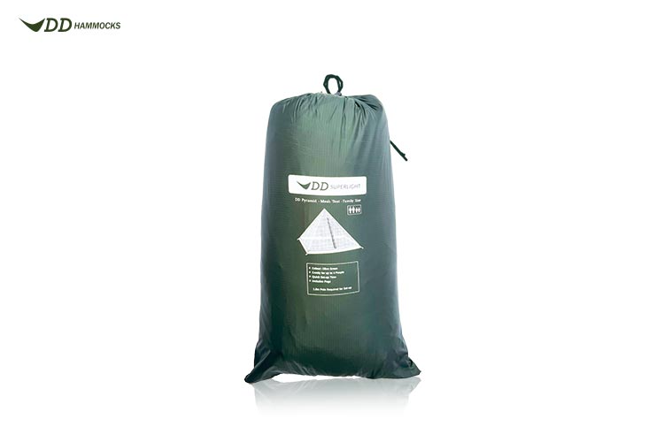 DD Hammocks SuperLight - Pyramid Mesh Tent - Family Size