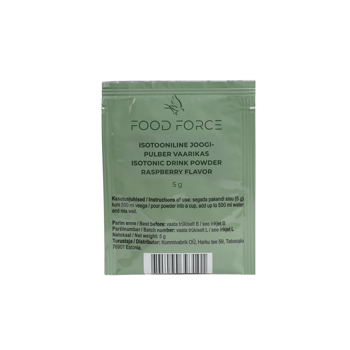 Food Force Drink Powder Raspberry 5g
