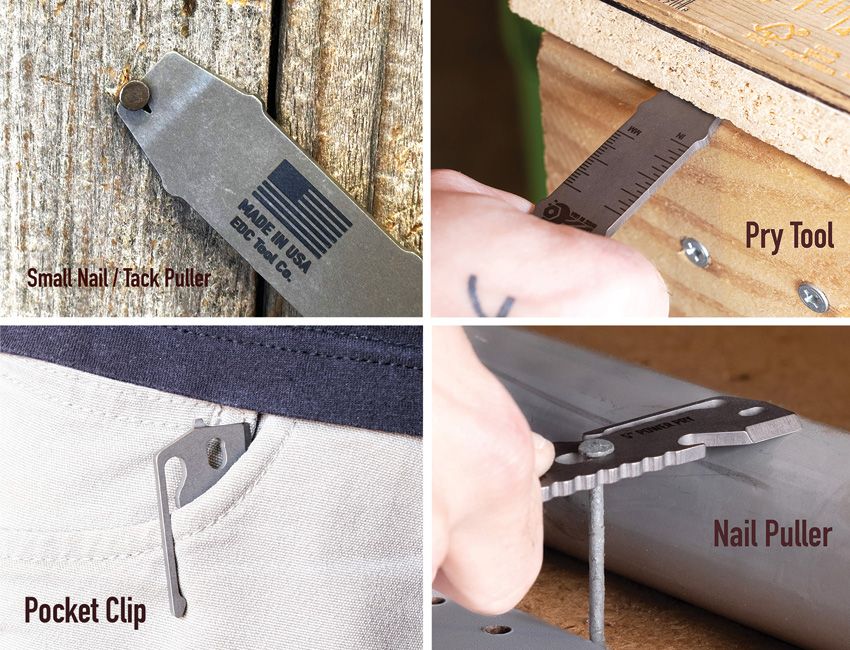 EDC Tool Co. Power Pry 5" Tumbled