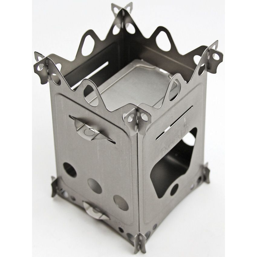 EmberLit FireAnt Camping Stove Titanium