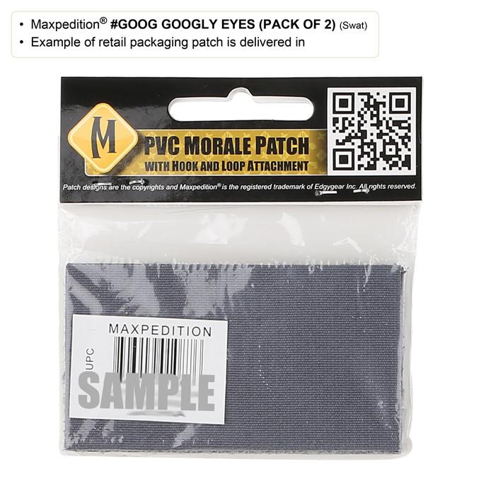 Set of 2 Maxpedition Googly Eyes Arid Patches