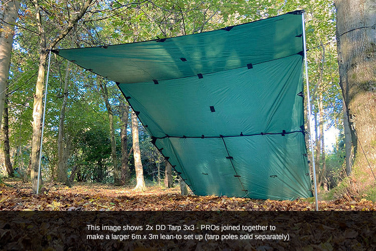 DD Hammocks Tarp 3x3 - PRO - Olive Green – Preppers Shop UK