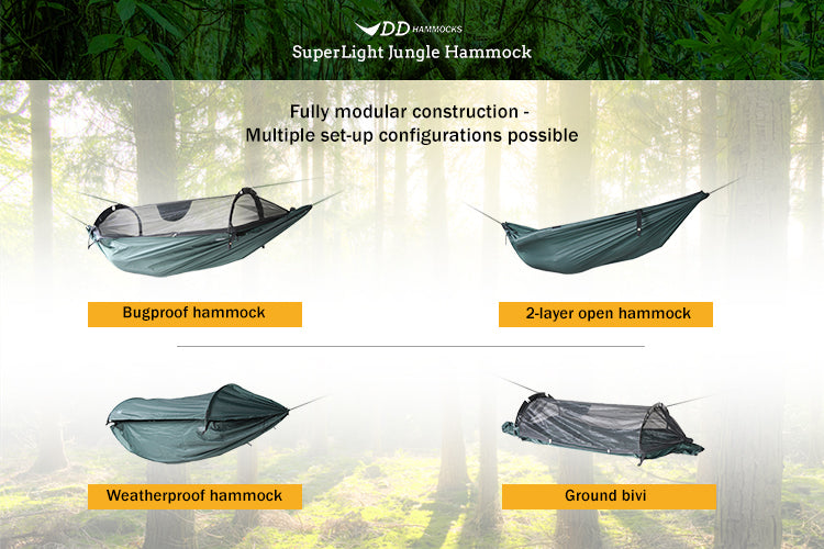 DD Hammocks SuperLight Jungle Hammock – Preppers Shop UK