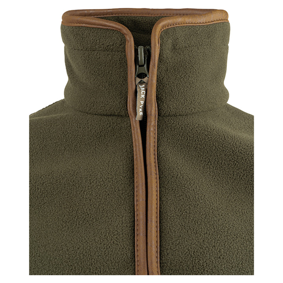 Jack Pyke Countryman Fleece Gilet Pheasant - Dark Olive