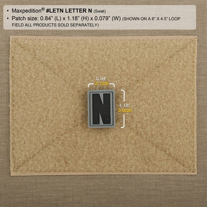 Maxpedition Letter N Swat Patch
