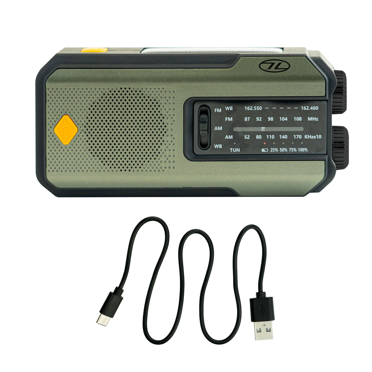 Highlander Universal Survival Emergency Power Hub (Powerbank, Torch, Radio, SOS)