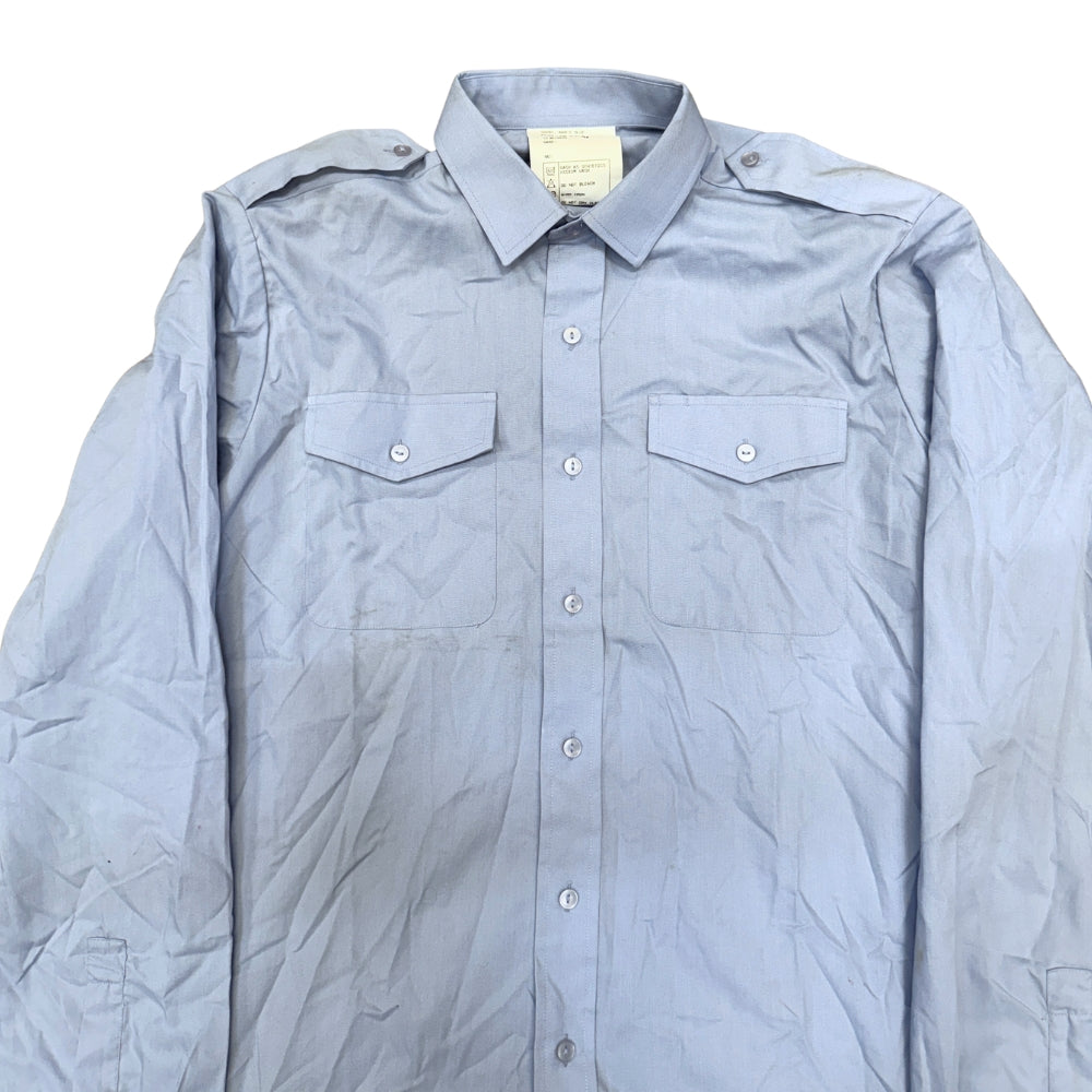 British Military Men's Blue Work Shirt