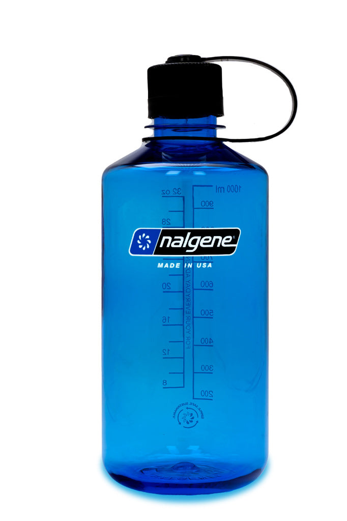 Nalgene 32oz / 1L Sustain Narrow Mouth Bottle - Slate Blue