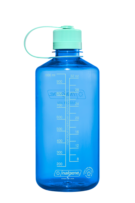 Nalgene 32oz / 1L Sustain Narrow Mouth Bottle - Cornflower Blue
