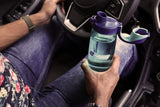Nalgene 24oz / 0.7L Sustain Otf Bottle - Blue Aqua, Blue Cap
