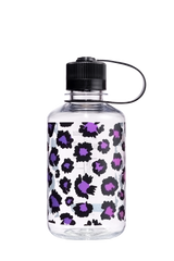 Nalgene 16oz / 0.5L Sustain Narrow Mouth Bottle - Clear Rainbow Cheetah Print
