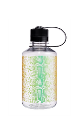 Nalgene 16oz / 0.5L Sustain Narrow Mouth Bottle - Clear Rainbow Snake Print