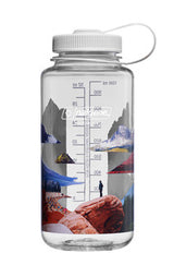 Nalgene Sustain Wide Mouth Bottle - Surrealist Mixed Landscapes - 1 Litre