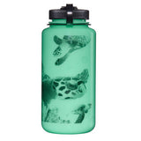 Nalgene Sustain Wide Mouth Bottle - GLO WYLD - Black Turtle - 1 Litre