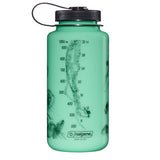 Nalgene Sustain Wide Mouth Bottle - GLO WYLD - Black Jelly Fish - 1 Litre