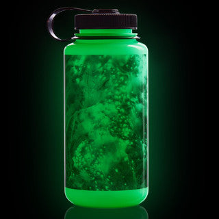 Nalgene Sustain Wide Mouth Bottle - GLO WYLD - Black Worms - 1 Litre